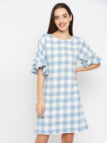 Mantra checkered dress