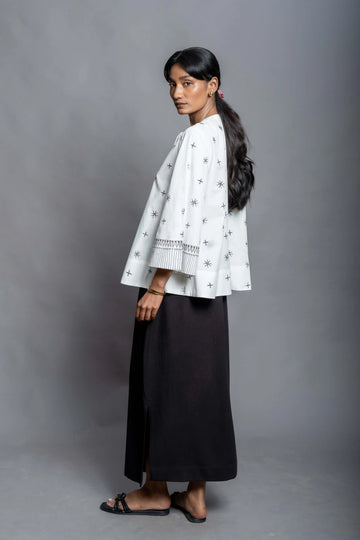 The Madhavi Top | Hand Crafted Organic Poplin Top