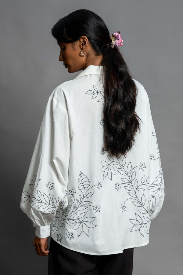 The Kavya Shirt | Hand Crafted Organic Poplin Shirt