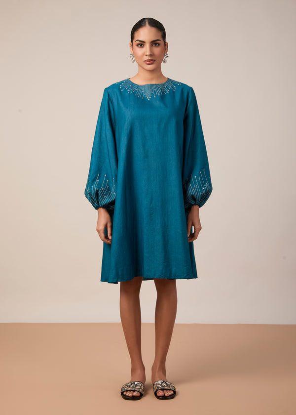 The Samira Dress Turquoise