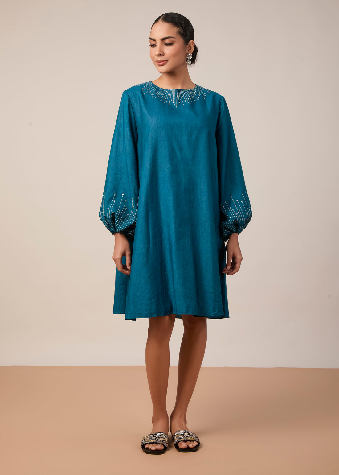 The Samira Dress Turquoise