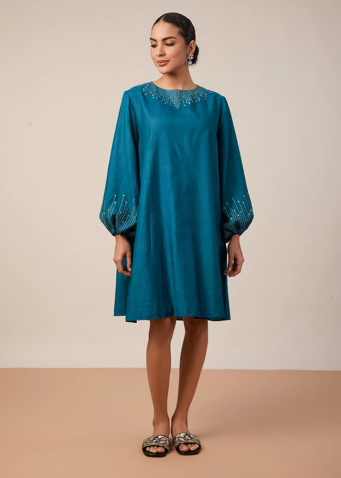 The Samira Dress Turquoise