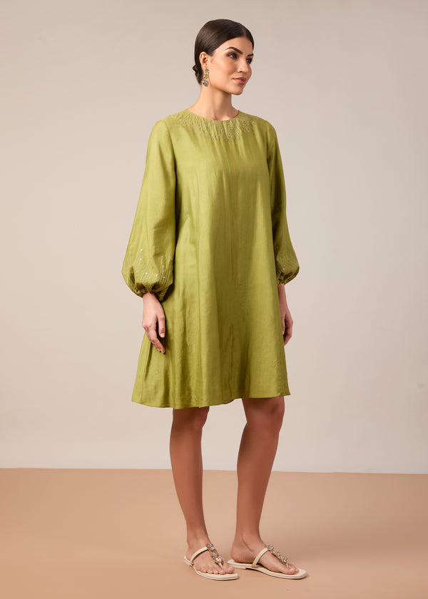 The Samira Dress Lime Green