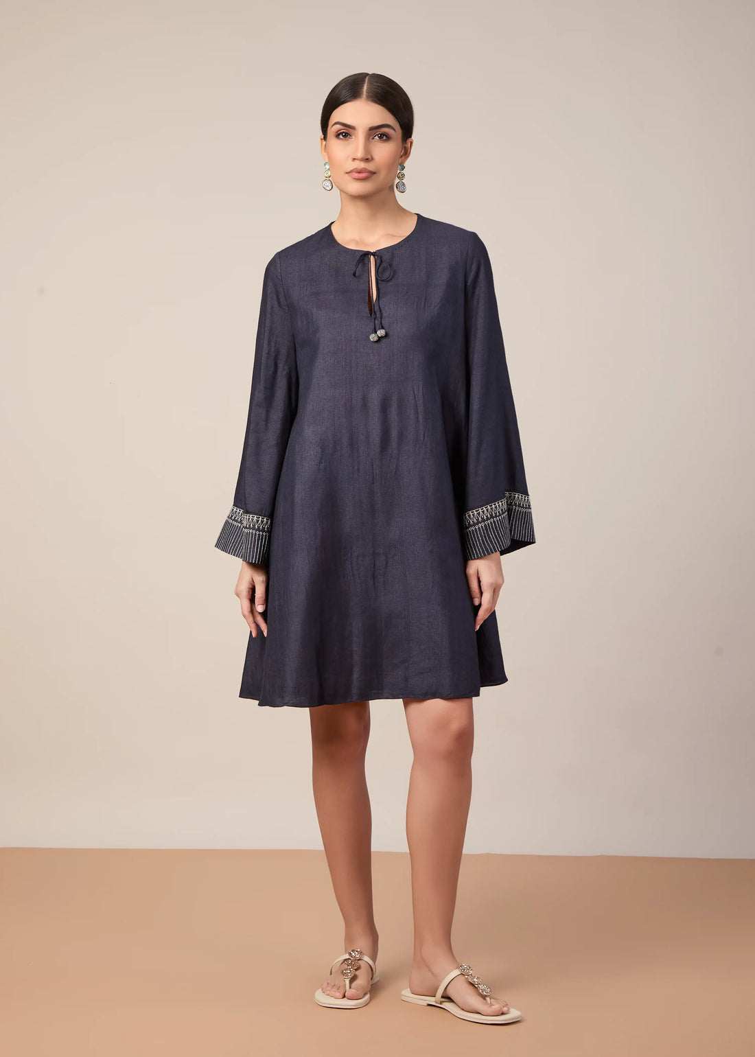 The Amirah Dress Midnight Blue