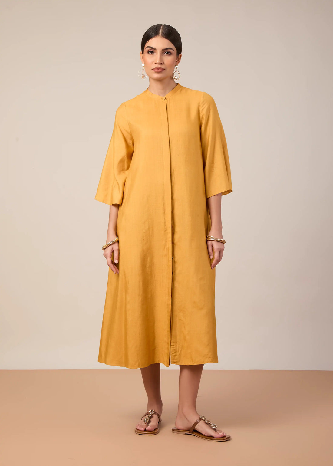 The Lara Dress Yellow