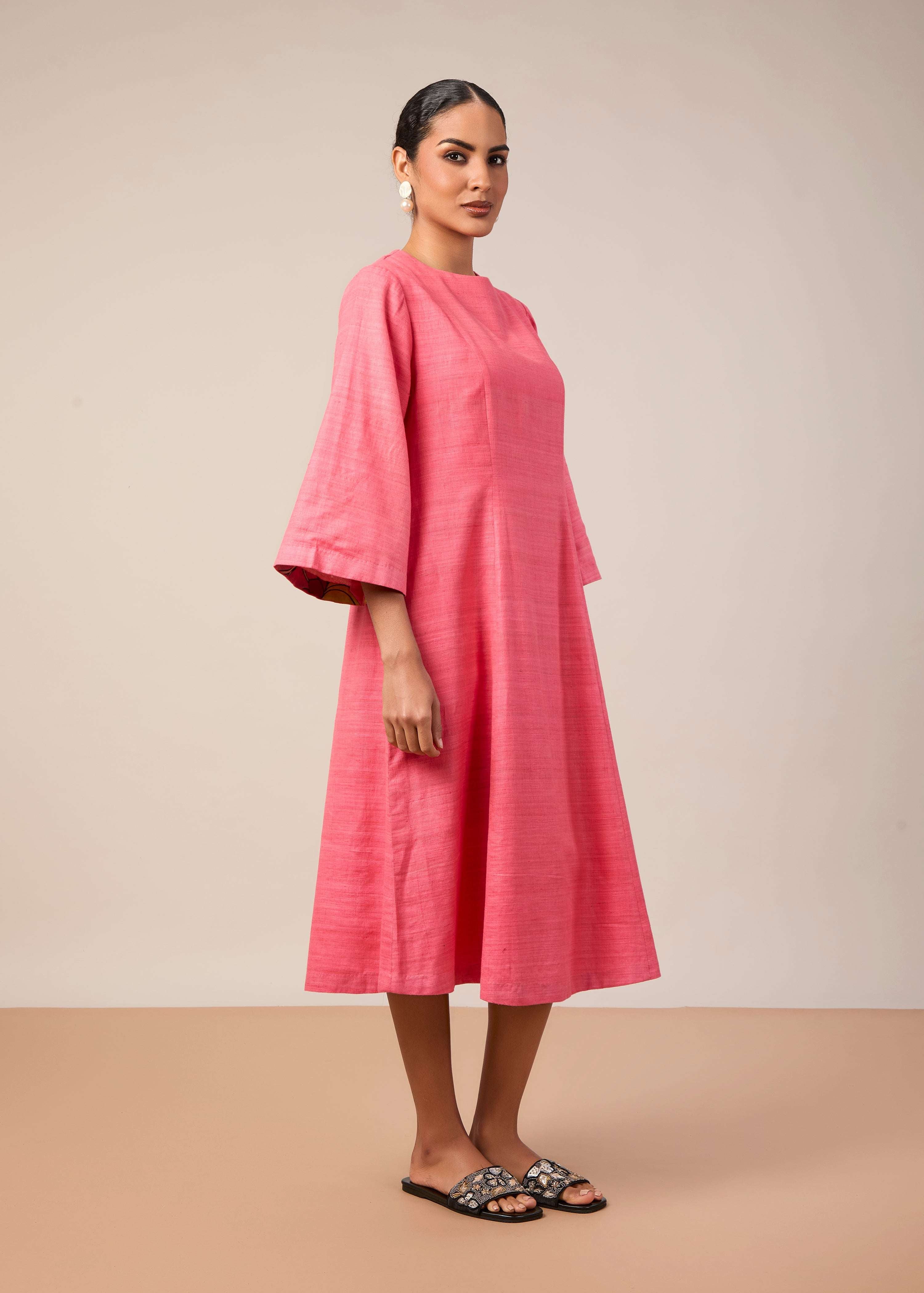 Shylah Pink Dress for Women