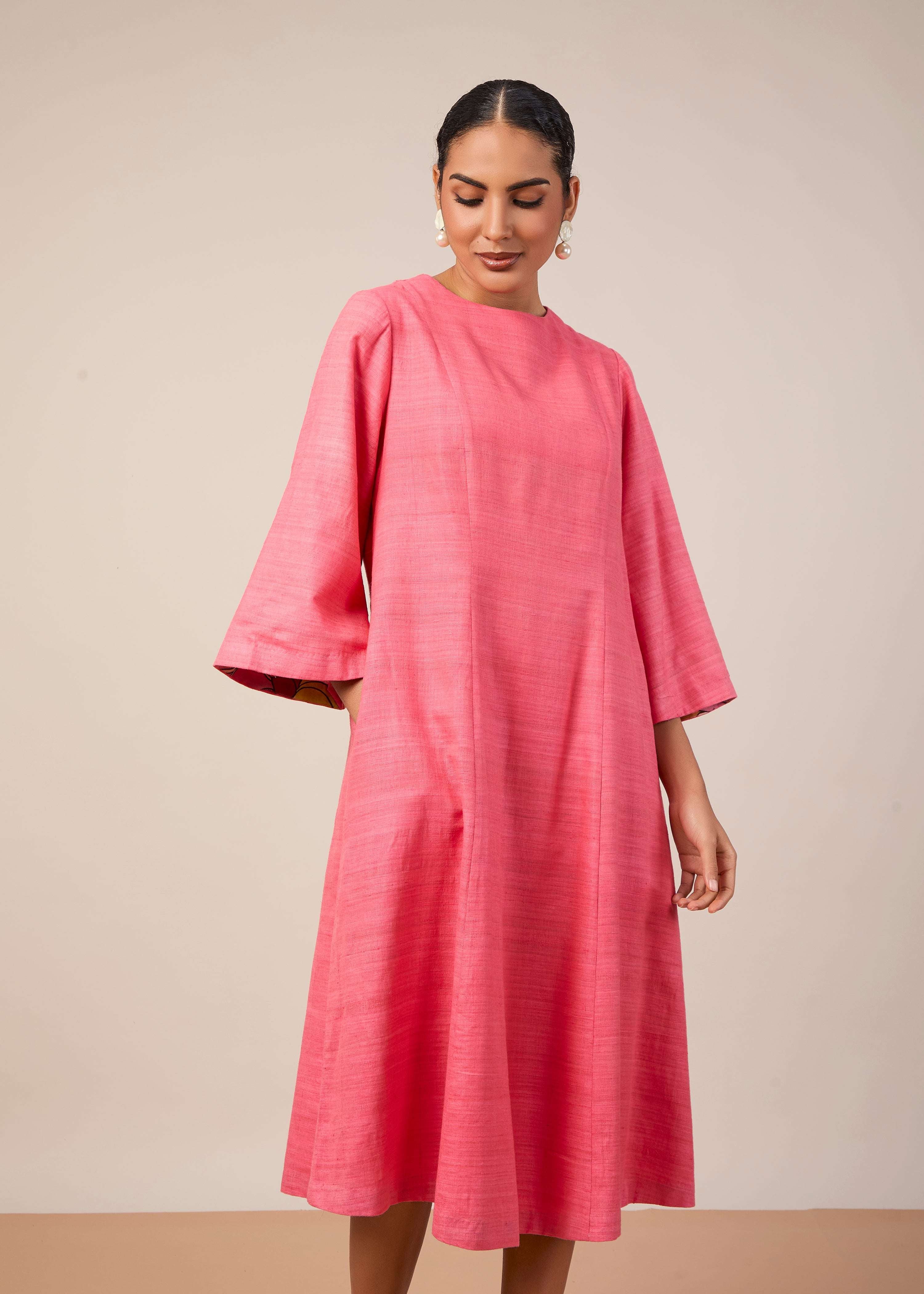 The Shylah Dress – Pink | Elegant Women’s Day Dress