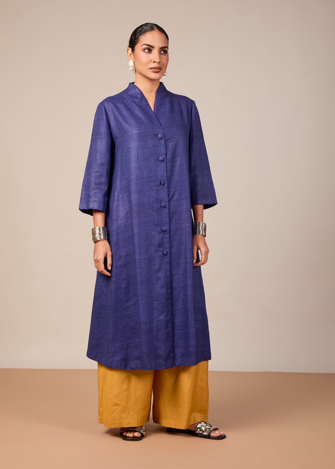 The Raniyah Kurta Set Electric Blue