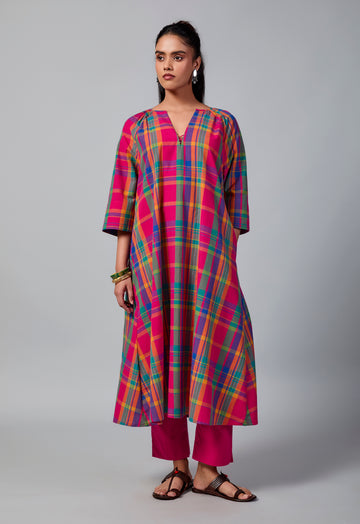 Kani Co-ord Set| Madras Checks Cotton