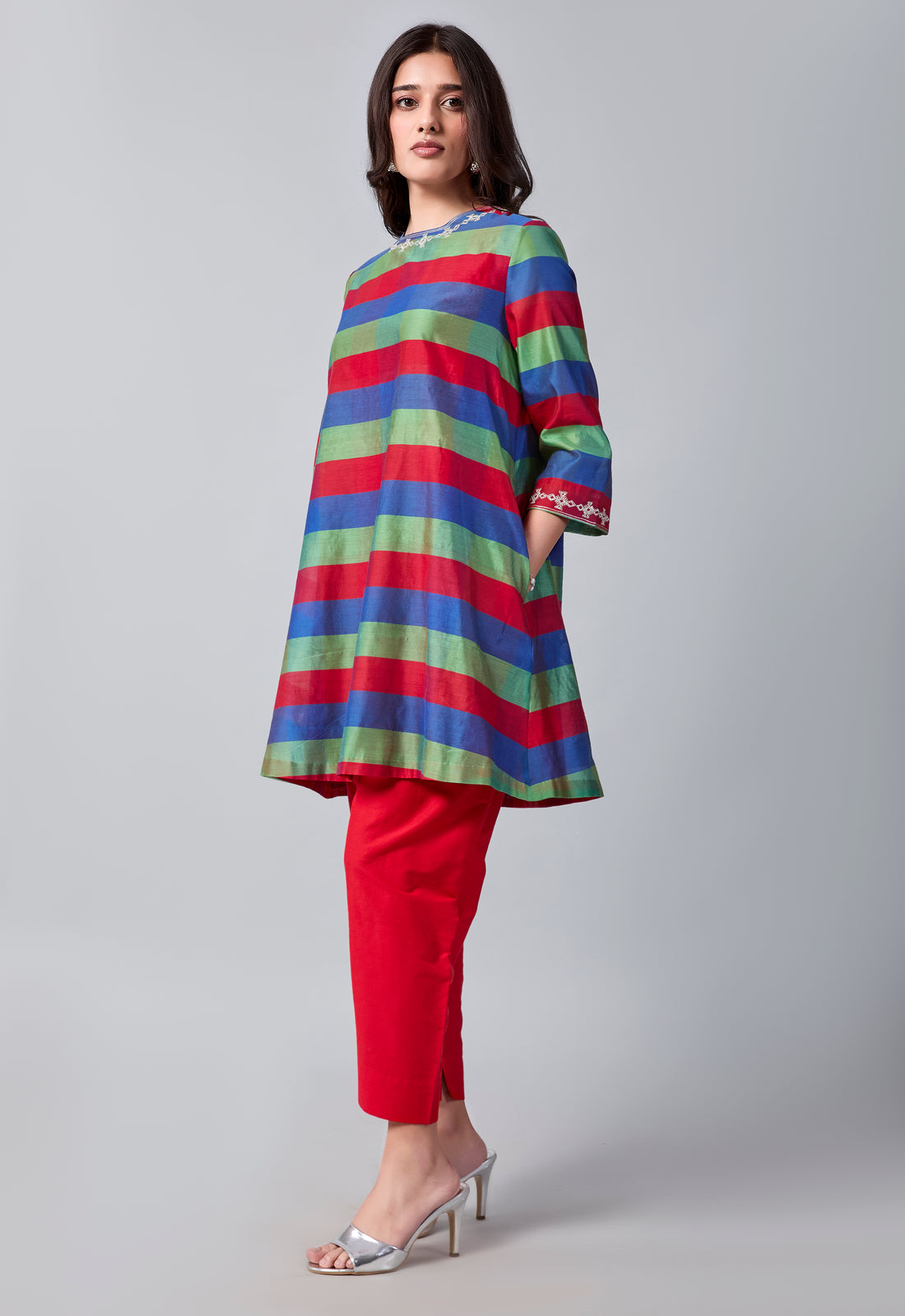 Haar Kurta Set | Red, Blue, Green