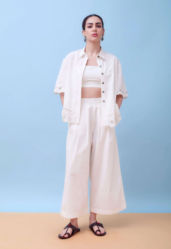 Chandrika Co-Ord Set Cut-work