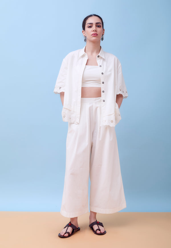 Chandrika Co-Ord Set Cut-work