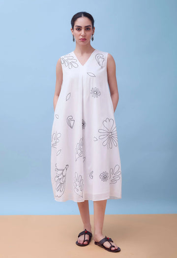 Neerja Dress Applique