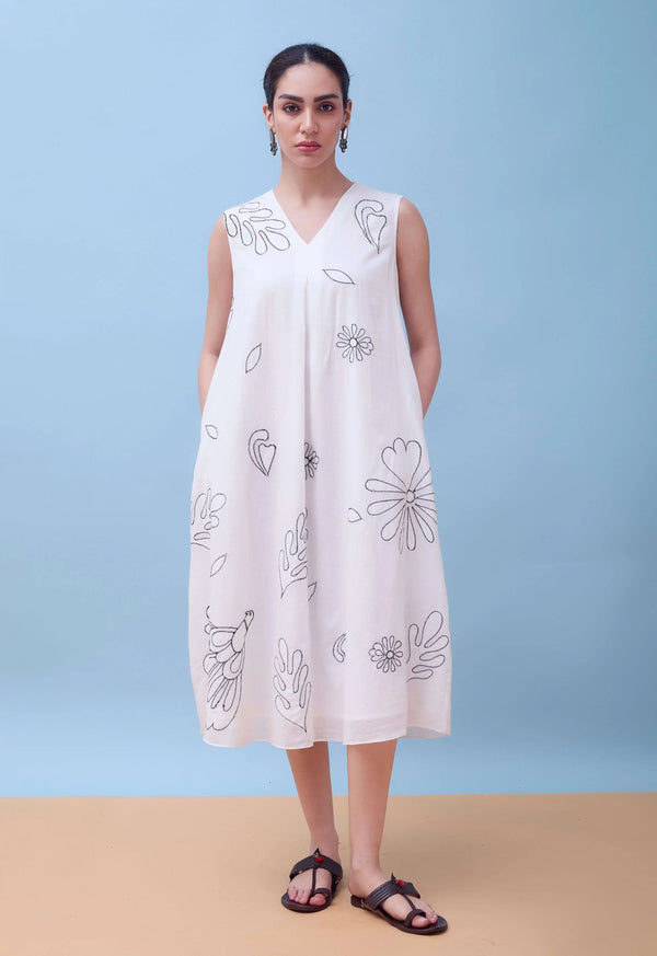 Neerja Dress Applique