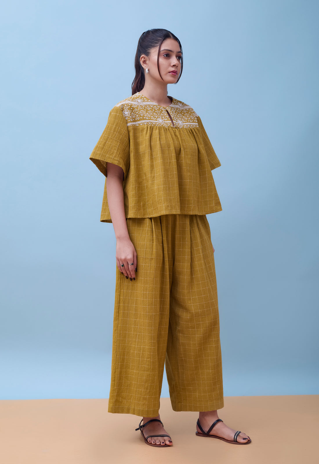 Ira Co-ord Set Handloom