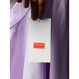 Mantra purple embroidered pocket shirt