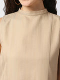 Mantra high neck sleeveless dress
