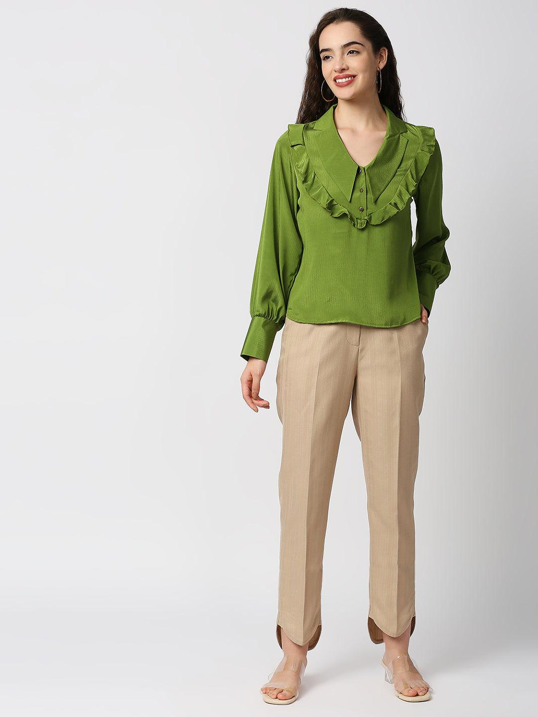 Mantra straight high low pant