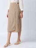 Mantra wrap ankle length skirt