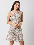 Mantra sleevless double breasted dress