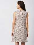 Mantra sleevless double breasted dress