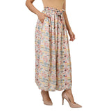 Mantra multicoloured polyester Gather skirt