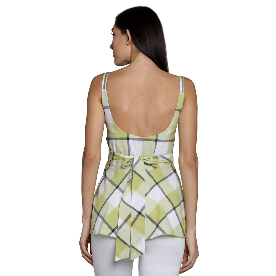 Mantra green cotton Spegatti top
