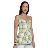 Mantra green cotton Spegatti top