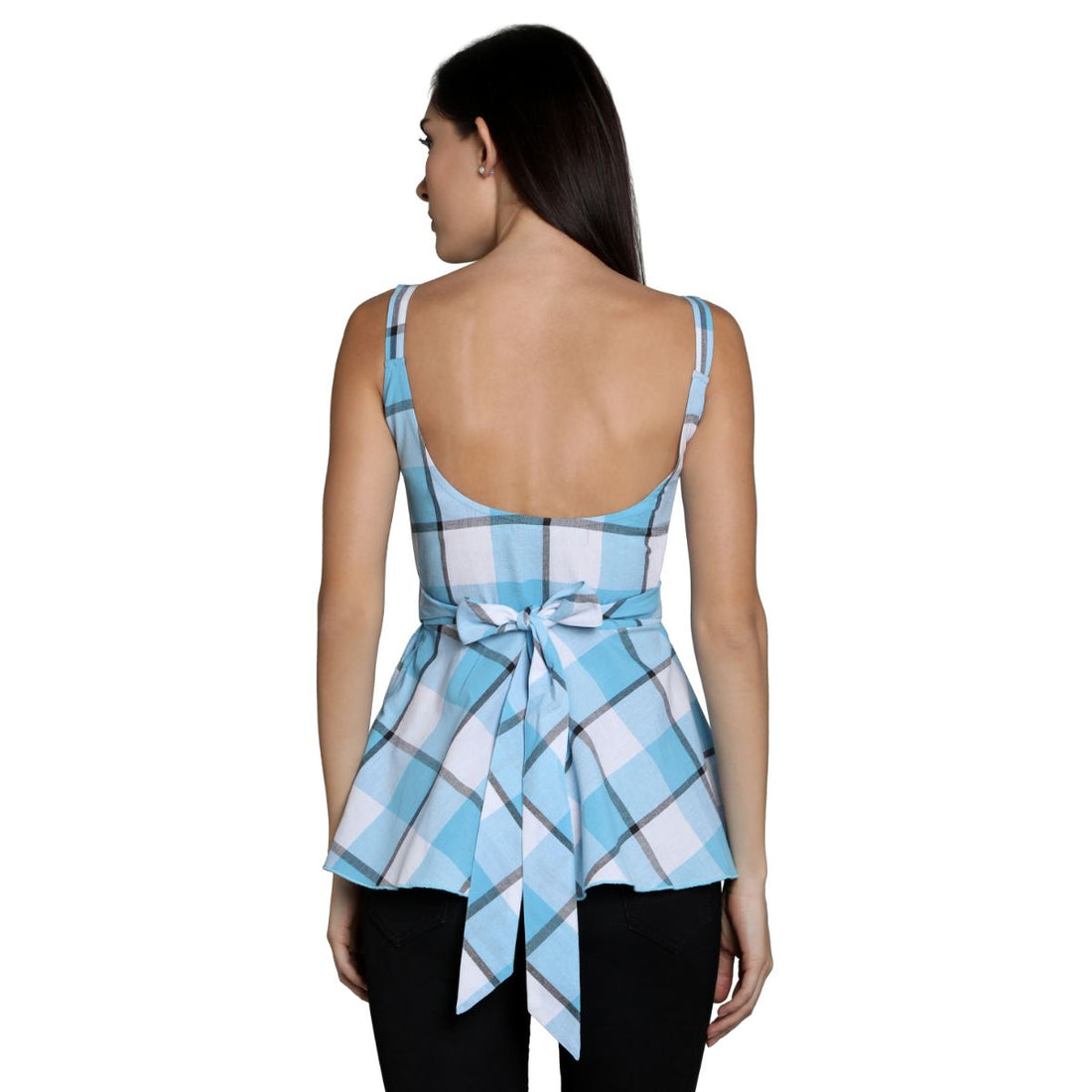 Mantra Blue cotton Spegatti top