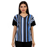 Mantra blue knit DolmanT-shirt