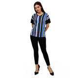 Mantra blue knit DolmanT-shirt