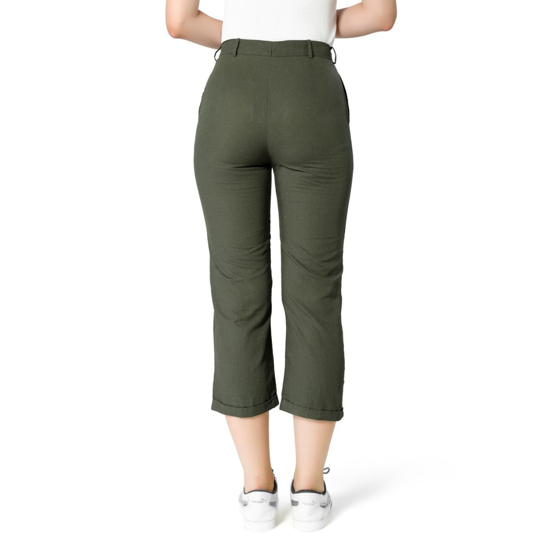 Mantra green high waist trouser