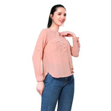 Mantra peach Solid  top