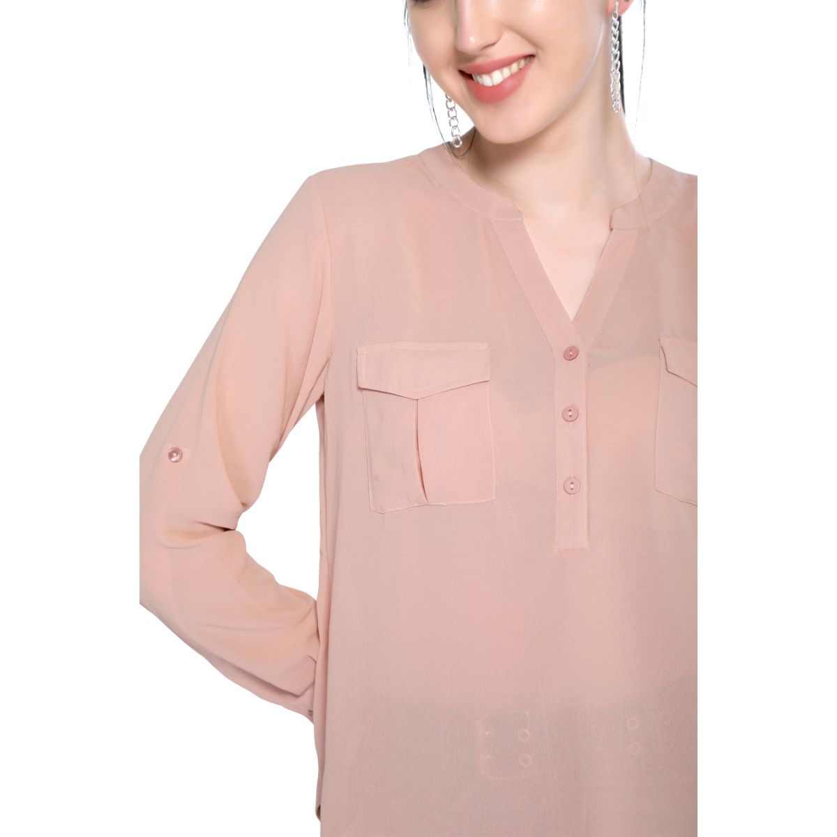 Mantra peach Solid  top