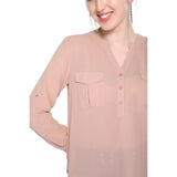Mantra peach Solid  top