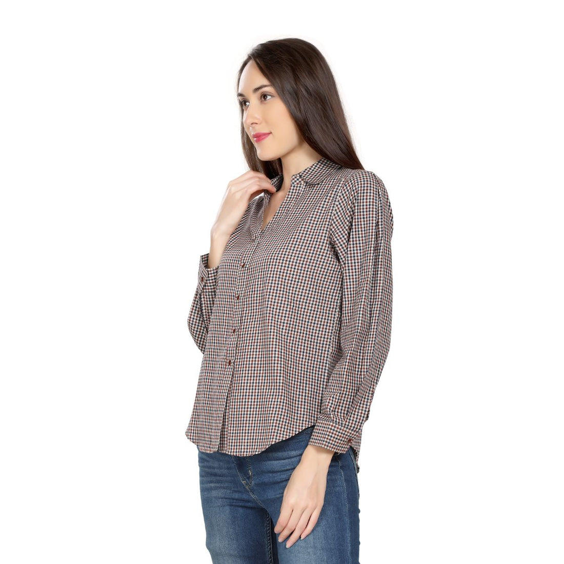 Mantra Cotton Basic checks shirt