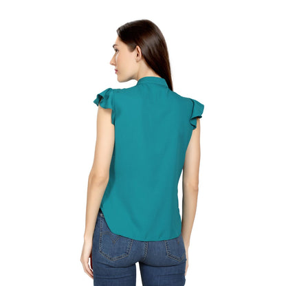Mantra One sided frill top
