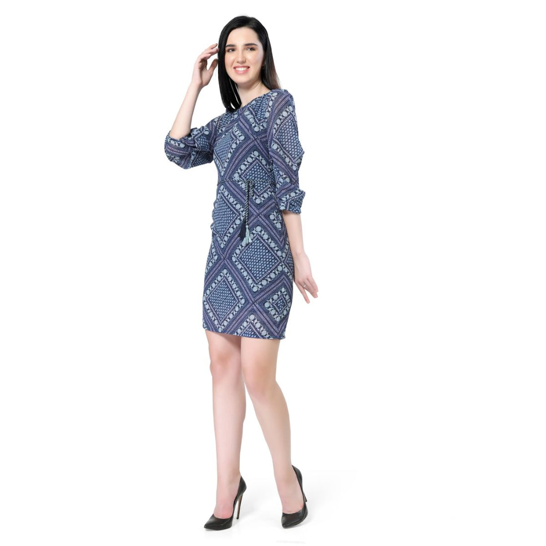 Mantra Navy Blue Sheath dess