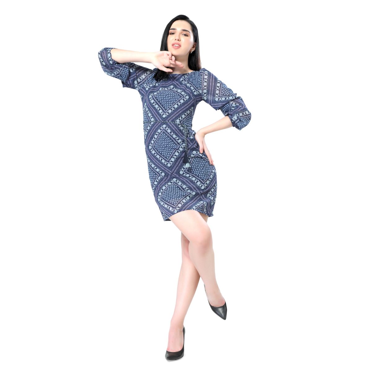 Mantra Navy Blue Sheath dess
