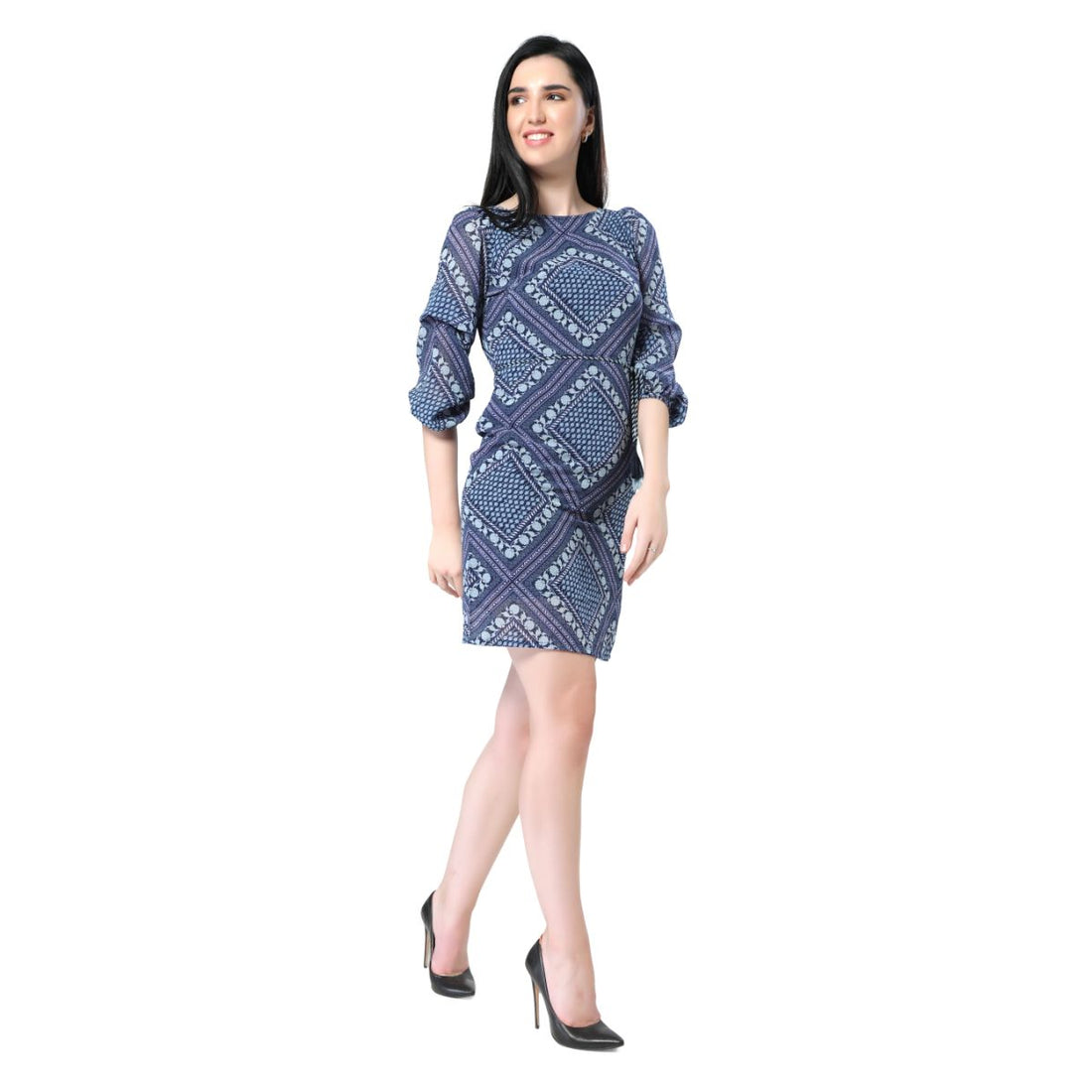 Mantra Navy Blue Sheath dess