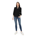 Mantra Black embroidered gtaher top