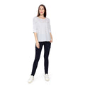 Mantra White Pin tucked  Top