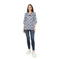 Mantra White  Basic printed Top