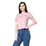 Mantra pink blush sailor collar top