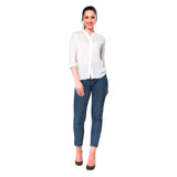 Mantra blue printed Tie-up top