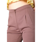 Mantra mauve pleated trouser