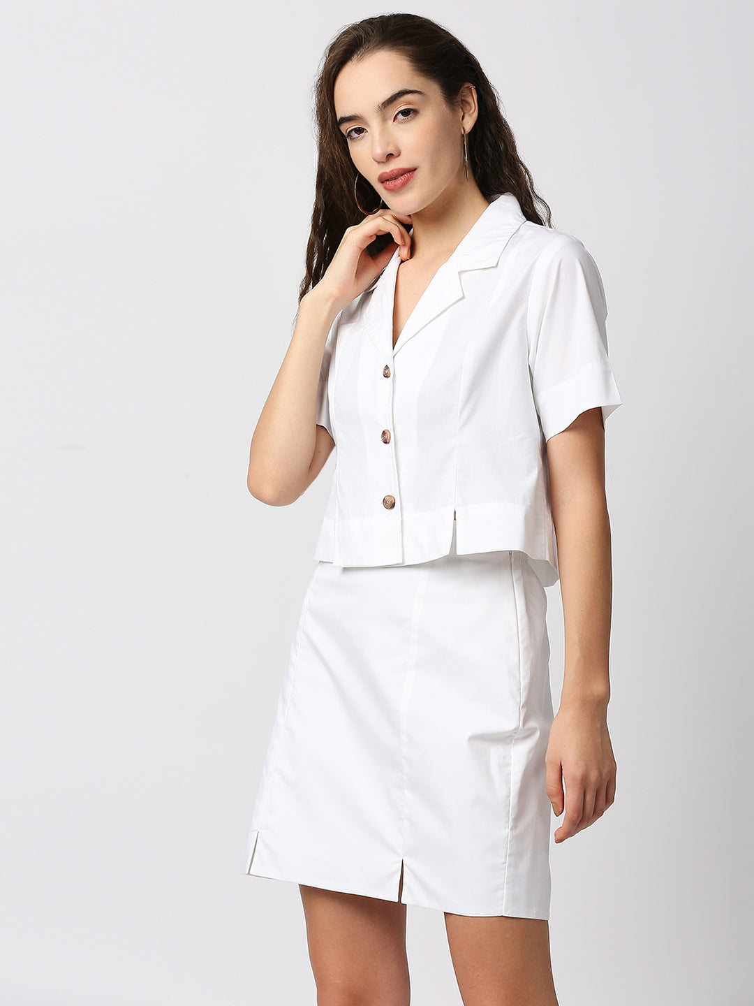 Mantra double collar shirt