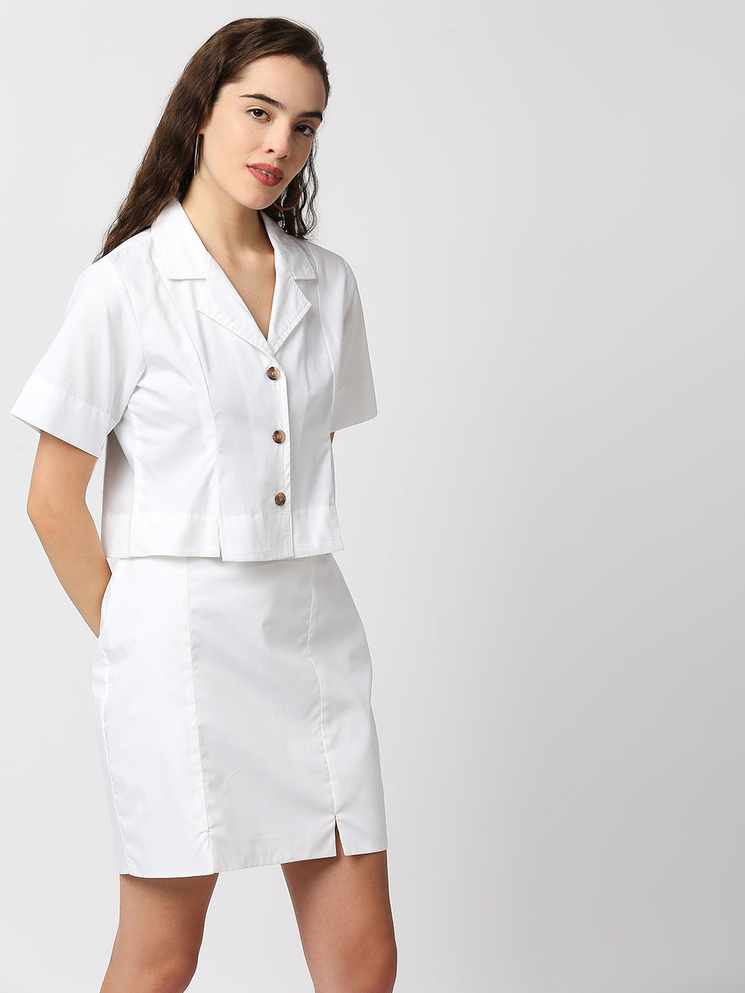 Mantra double collar shirt