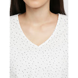 Mantra white bishop sleeves top