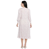 Mantra pink wrap-over front dress
